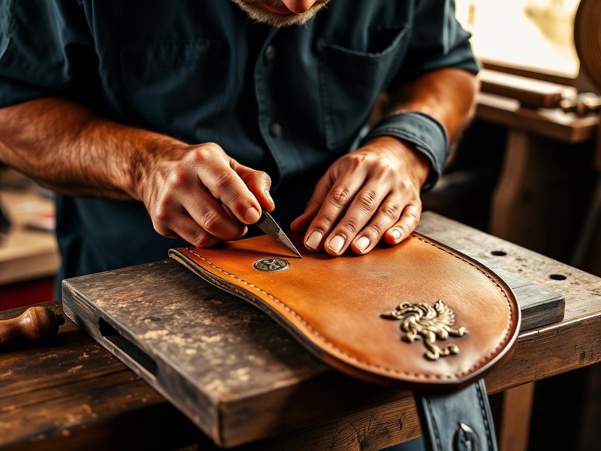 Craftsman tooling leather